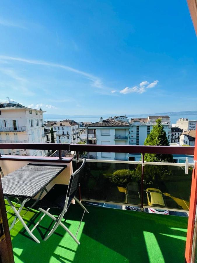 F2 Pres Debarcadere, En Centre Ville, Des Thermes Evian Les Bains 2 Etoiles Exterior foto