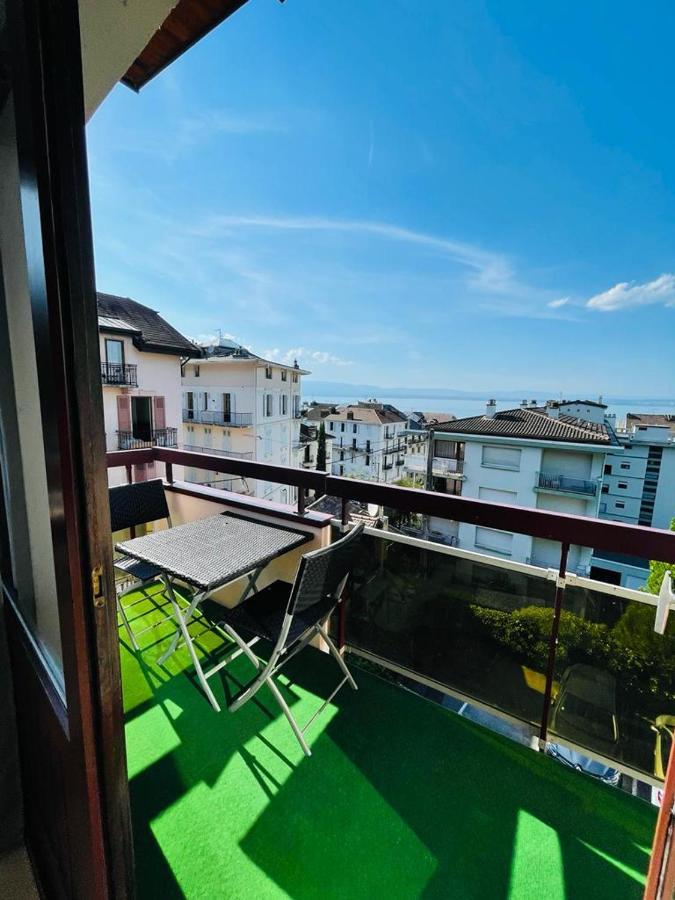 F2 Pres Debarcadere, En Centre Ville, Des Thermes Evian Les Bains 2 Etoiles Exterior foto